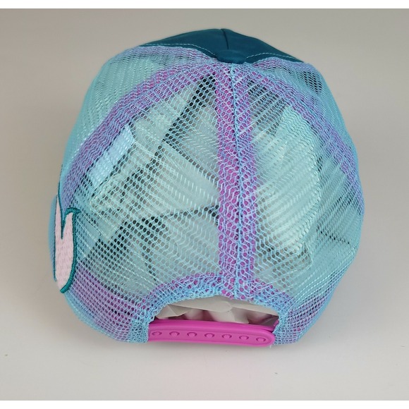 Disney Parks The Little Mermaid Ariel "I'm Really A Mermaid" Hat Cap Mesh Truck - Picture 3 of 6